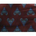 thumbnail image 4 of oneOone Georgette Viscose Fabric Floral Block Print Fabric By Yard 42 Inch Wide, 4 of 4