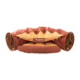 thumbnail image 1 of DOLITY Bunny Tunnel Bed Interactive Foldable Soft Cats Tunnel Tubes Toys with Removable brown, 1 of 9