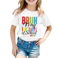 thumbnail image 1 of T-shirt Décontracté pour Enfants à Imprimé, Col Rond, Coupe Ample, Manches Courtes, 1 of 5
