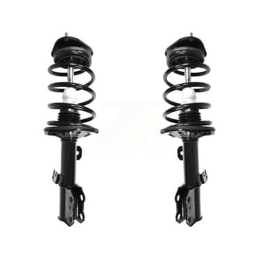 Transit Auto Front Complete Suspension Shocks Strut and Coil Spring Mount Assemblies Kit for Car 2003-2008 Toyota Matrix Pontiac Vibe - Left Right Side (Driver Passenger) K78A-100101