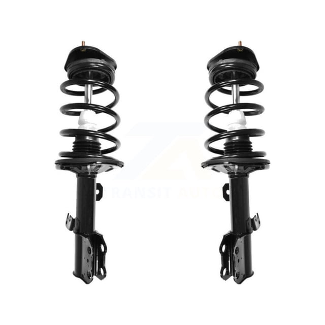 Transit Auto Front Complete Suspension Shocks Strut and Coil Spring Mount Assemblies Kit for Car 2003-2008 Toyota Matrix Pontiac Vibe - Left Right Side (Driver Passenger) K78A-100101