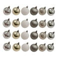 thumbnail image 1 of Décorations incassables Holiday Time, 24 unités, gris/or/argent/blanc, 1 of 4