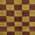 thumbnail image 1 of Ahgly Company Indoor Square Abstract Cinnamon Brown Oriental Area Rugs, 5' Square, 1 of 6