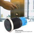 thumbnail image 3 of 16mm Black Metal Self Locking Switch  LED Lamp Symbol  IP65 Protection with Stainless Steel Housing for Practical Use  Oxidized Finish for High Performance, 3 of 7