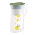 thumbnail image 1 of Oleegame 1PC Glass Bottle Refrigerator Cold Water Bottle Transparent Plastic Cold Water Bottle Large Capacity Cold Water Cup Boiled Water Cold Water Cup 2L Teapot, 1 of 8