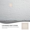 thumbnail image 3 of Dryer Vent Cover 4 Inch External Wall Air Vent Louvered Vent Exhaust Caps, 3 of 8