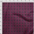 thumbnail image 3 of oneOone Cotton Poplin Fabric Check Ikat Print Fabric By The Yard 42 Inch Wide, 3 of 4