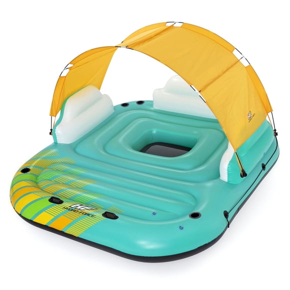 Bestway Hydro Force Sunny 5 Person Inflatable Floating Island Lounge Raft