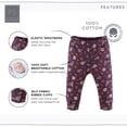thumbnail image 4 of The Peanutshell Baby Girl Pants Set, 5 Pack, Polka Dots and Floral Print, 4 of 5