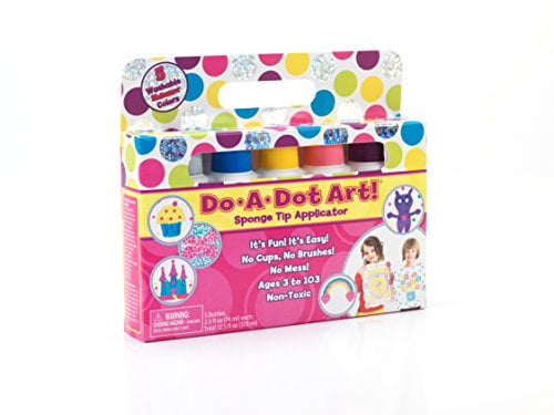 Do A Dot Art! Markers 5-Pack Shimmer Washable Paint Markers, The Original Dot Marker