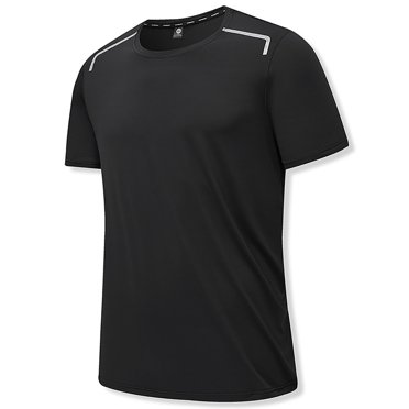 Ketyyh-chn99 Chemise de Plage pour Homme 2024 Mode d'Été Chemise de Plage T-Shirt à Poche Coupe Régulière à Manches Courtes Col Ras du Cou pour Homme Noir,5TG