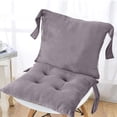 thumbnail image 4 of Ergonomic Lumbar Support Cushion | Conjoined Rectangular Office Chair & Sofa Pillow | Polyester Crystal Velvet | 80x40cm | Gray, Green, Orange, Coffee Options, 4 of 6