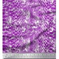 thumbnail image 1 of Soimoi Georgette Viscose Fabric Snake Animal Skin Print Sewing Fabric Yard 42 Inch Wide, 1 of 3
