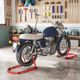 thumbnail image 2 of HOMCOM Motorcycle Stand Lift, 850 lbs Front & Rear Wheel Paddock Lift Stand, 2 of 10