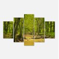 thumbnail image 2 of Creek in Wild Green Forest - Oversized Forest Canvas Artwork, 2 of 3
