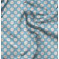 thumbnail image 1 of Soimoi Blue Viscose Chiffon Fabric Rose Floral Decor Fabric Printed Yard 42 Inch Wide, 1 of 6
