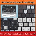thumbnail image 1 of Replacement Keycap Key cap Hinge for MSI GF63 8RD/GF63 8RC PS63 P65 PS42 GS65 8RE/GS65 8RF/GS65VR MS-16Q1 MS-16Q2 Keyboard 5 Rubber pad, 1 of 5