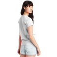 thumbnail image 2 of Hanes 5780 Relaxed Fit Women Comfortsoft V-Neck T-Shirt Medium White, 2 of 3