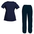 thumbnail image 2 of Women's Scrubs Set Scrub Top and Pants Scrubs Set, 2 of 3
