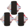 thumbnail image 1 of Filfeel Cloth Sanitary Towels, Soft Waterproof Reusable Breathable 3Pcs Menstrual Pads, For Travel Outdoor, 1 of 8