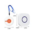 thumbnail image 3 of CHOK Sonnette Portable pour Personnes Âgées Longue Portée Télécommande Électronique Sans Fil Peut Tre Traversée du Mur Soin Cloche 50 % de Réduction Transparent, 3 of 5