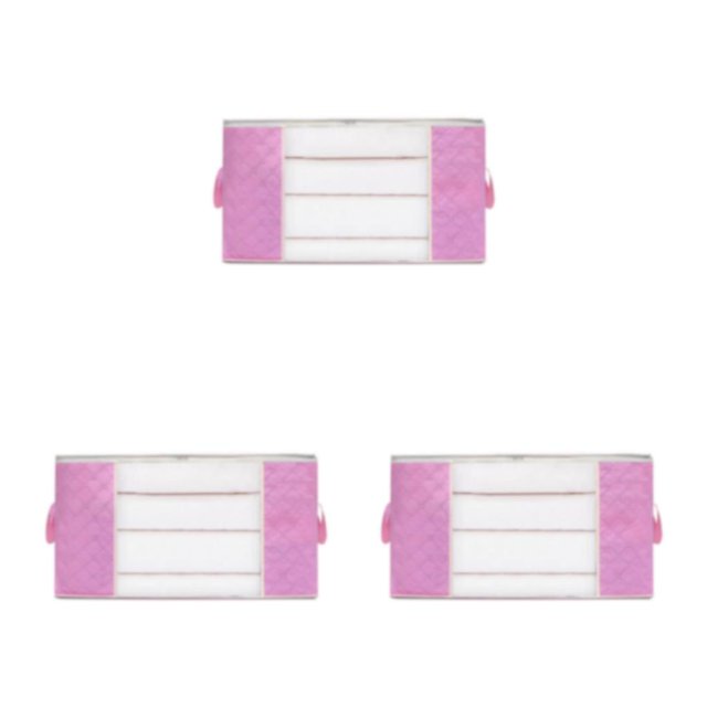 Maytalsory Ranger Efficacement et Vêtements avec Sac de Rangement Robuste et Durable Rose M 3Set