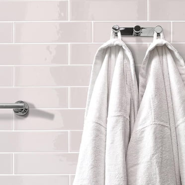 SMART TILES PEEL & STICK BACKSPLASH - OSLO GREY - 2 Pieces 22.56 x 10.88