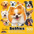 thumbnail image 2 of Cra-Z-Art 12 Mini Shaped Dog Selfie Puzzles- 500pcs total, 2 of 5