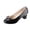 Black, variant on Women's Casual Shoes, Mid Heel Pumps with Chunky Heel for Work, Slip on Round Toe Comfortable Shoes for Women, Wide Width Available, All Day Wear for Office and Leisure
