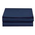 thumbnail image 2 of Luxury Soft Set of 2 - Full Fitted Sheet, Microfiber 16" Deep Pocket Fitted Sheets, Navy Blue, 2 of 2