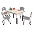 thumbnail image 3 of Kids Table and Chairs Set, Height Adjustable Desk With 4 Seats for Ages 2-10,Arts & Crafts Table,Graffiti Desktop, Non-Slip Legs, Max 300lbs, Children Multi-Activity Table for Classrooms,Daycares,Home, 3 of 9