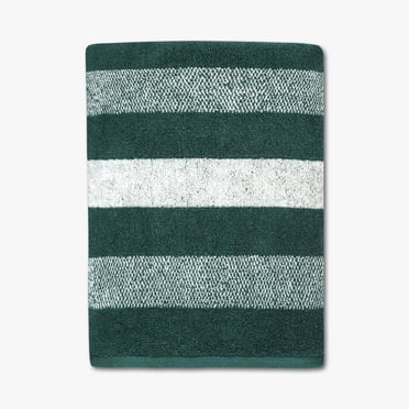 Mainstays Kids Bath Towel, 27" in. x 50", 100% Cotton, Stripes