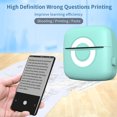 thumbnail image 3 of Pocket Thermal Printer Portable Mini BT Printer 200dpi Photo Label Memo Wrong Question Student Fast Printing, 3 of 8