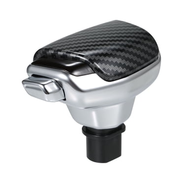 Car Modified Automatic Stick Gear Knob Gear Lever Shifter Short Lever Glossy Black Replacement for