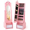thumbnail image 1 of Costway Armoire à Bijoux pour Enfants avec Tiroir Miroir Pleine Longueur 2 Angles d'Inclinaison Réglables Rose, 1 of 9