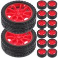 thumbnail image 1 of Miangastore 20 Pcs Roues de Jouet Roues de Voiture Jouet Remplacement Roues de Voiture Bricolage Assembler Roues Jouets pour Enfants, 1 of 8