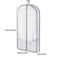 thumbnail image 3 of Birdeem Garment Bag Suit Bag for Closet Storage and Travel Foldable Garment Bag with Two Transparent Window for Hanging Clothes Travel Suit Bag for Suits Skirts Jacket, 3 of 12