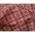 thumbnail image 4 of oneOone Silk Tabby Fabric Check Kasuri Print Sewing Fabric BTY 42 Inch Wide, 4 of 4