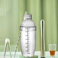 thumbnail image 4 of SSZMDLB Cocktail Shaker, Plastic Bar Mixing Tool with Measurement Scales, Drink Mixer for Lemon Tea, Cocktails and Home Bar, Transparent ABS Shaker Cup, 4 of 6