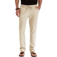 thumbnail image 2 of Men's Business Loose Large Size Elastic Waist Cotton All-match Solid Color, 2 of 8