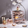 thumbnail image 3 of Sorbus Acrylic Cosmetic and Jewelry Storage Case Display, Pink, 3 of 7