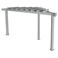thumbnail image 1 of Sojag Lima 10 x 10 x 8 ft Grey Rustproof Aluminum Frame Pergola, 1 of 7