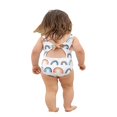 thumbnail image 2 of Baby Girl One-Piece Swimsuit Striped Ice Cream Printed Swimwear, 2 of 6