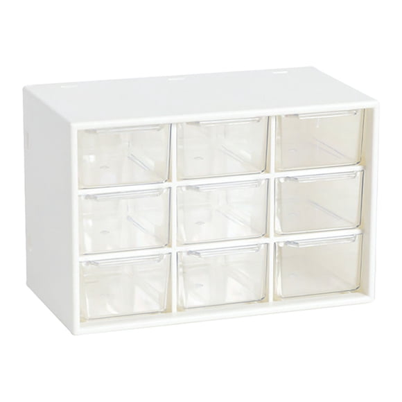 Binwennn Organiseur sous le Lit en Tissu pour Rangement Rangement de Garde-Robe Transparent Étanche Jiugongge Petit Tiroir Rangement de Bijoux Dortoir Bureau Papeterie Bijoux Rangement pour Compte à Main