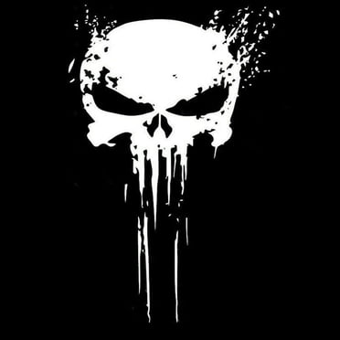 Amdohai Punisher Crâne Sang Vinyle Autocollants de Voiture Décalcomanies Autocollants Motos Décoration