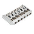 thumbnail image 3 of Guitar Bridge, Safe Bottom Stringing Anti Deformation Metal Hardtail Guitar Bridge Standard  For Electric Guitar Gold,Silver, 3 of 8