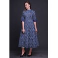 thumbnail image 4 of Bimba Robe Chemise à Carreaux Boutonnée Imprimée Col Mandarin Manches Retroussables - XX-Grand, 4 of 5