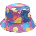 thumbnail image 1 of LinYooLi Womens Bucket Hat Fresh Fruit Pattern Reversible Men Fisherman Hat Teen Unisex Travel Sport Sun Protection Basin Hat, 1 of 8