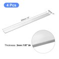 thumbnail image 2 of Unique Bargains Square Aluminum Flat Bar, 4 Pack 1/8' Thickness 1' Width 12' Length, 2 of 5