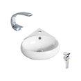 thumbnail image 1 of DROP Bath and Kitchen DR091288 Bathroom Vessel Sink Set, 1 of 7